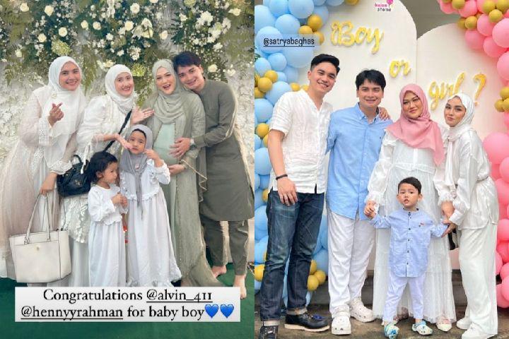 10 Potret Gender Reveal dan Tasyakuran 7 Bulan Kehamilan Henny Rahman