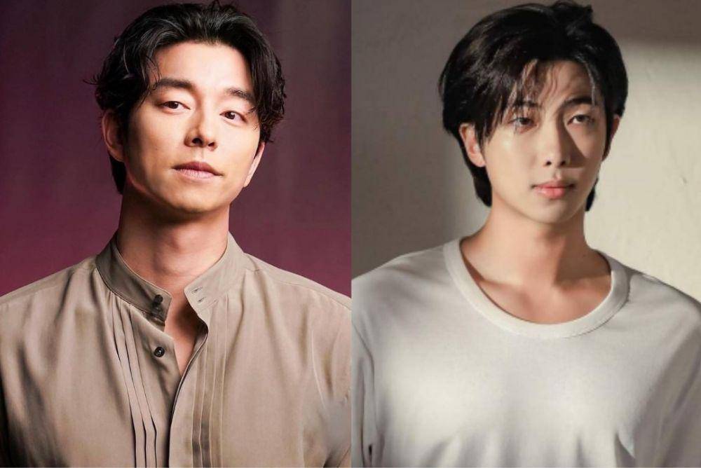 Gong Yoo (instagram.com/management_soop) | RM BTS (facebook.com/bangtan.official)