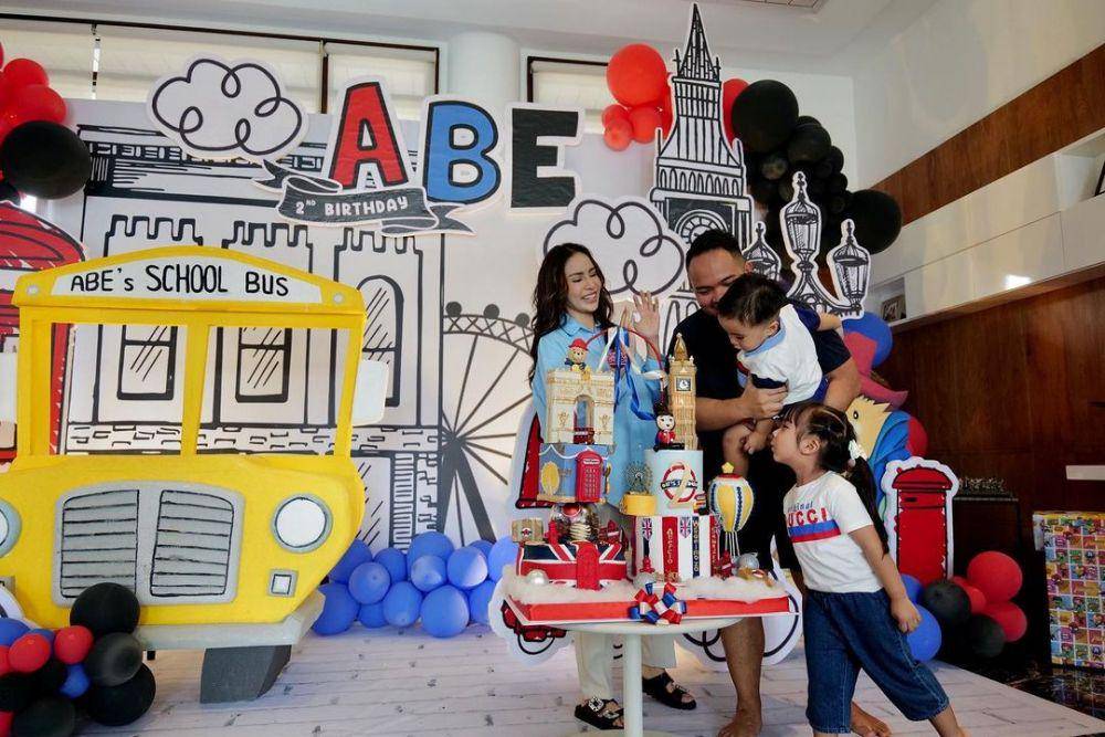 potret perayaan ulang tahun Abercio Mikaelmoza Samudra (instagram.com/therealmomogeisha)