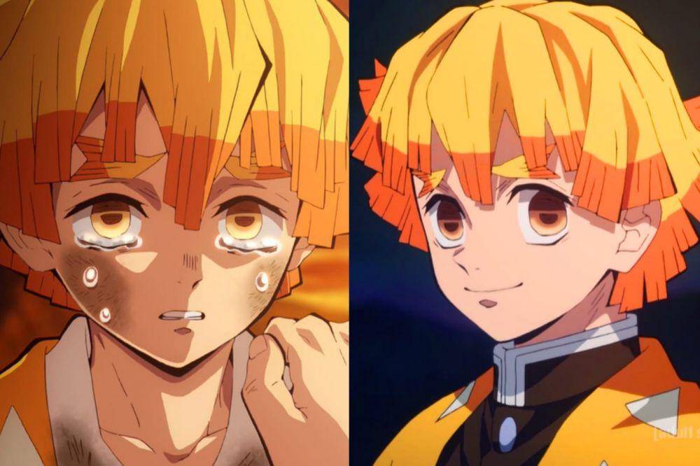 Zenitsu Agatsuma dari Demon Slayer: Kimetsu no Yaiba (dok. Ufotable/Demon Slayer: Kimetsu no Yaiba)