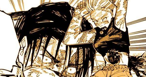 Perut Yuki Tsukumo dilubangi Kenjaku  (Dok. Mangaplus / Jujutsu Kaisen )