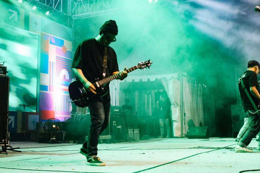 Gitaris Kingkong Milkshake, Habib. (Instagram/kingkongmillshake)