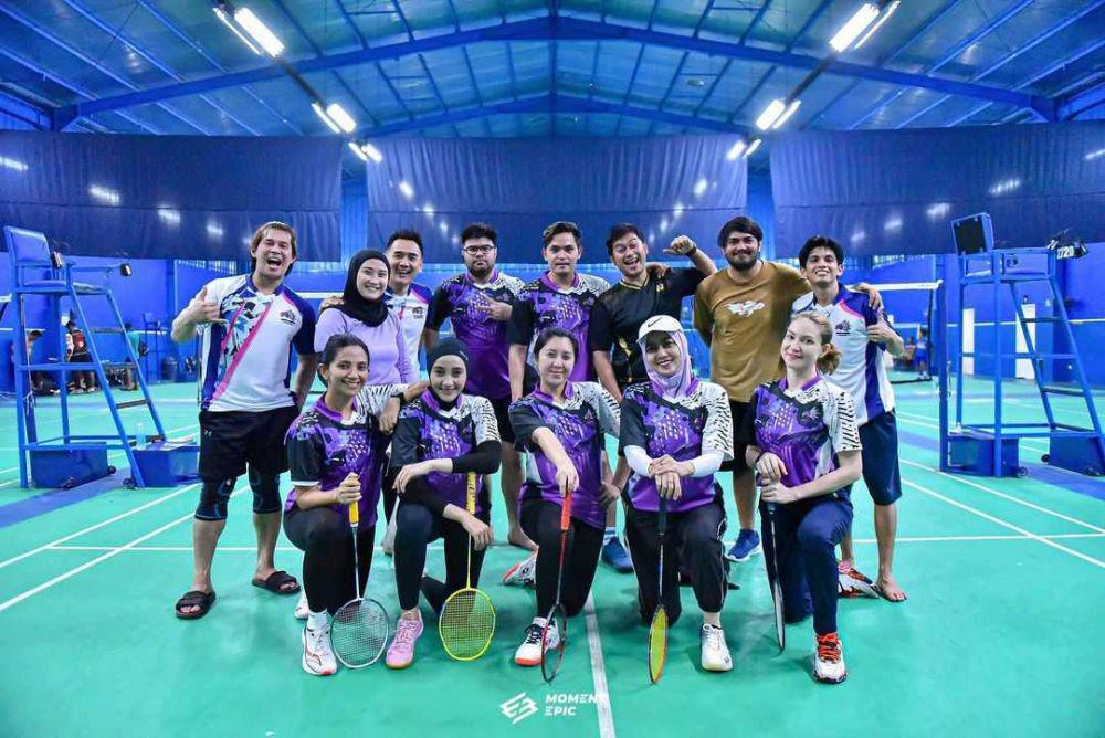 10 Potret Genta Squad Main Bulu Tangkis, Pensiun Naik Naga-nagaan?