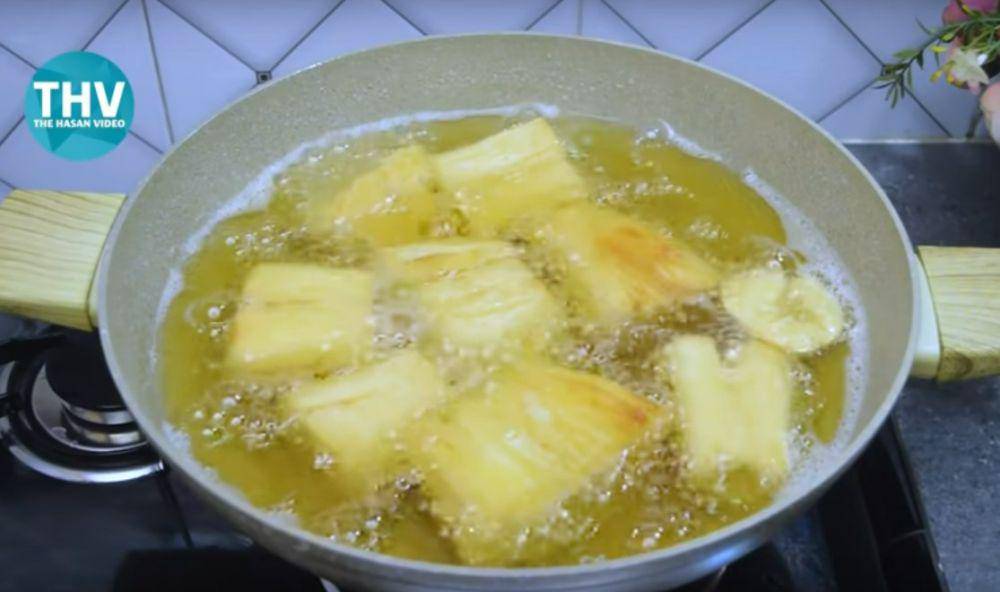 Menggoreng singkong merekah (youtube.com/TheHasanVideo)