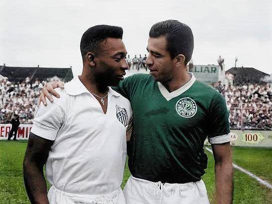 potret Pele dan Vava (twitter.com/Palmeiras)