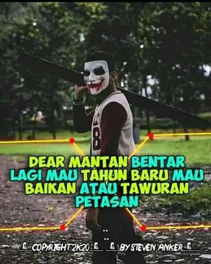 meme tentang petasan di tahun baru (facebook.com/memecurhat.id)