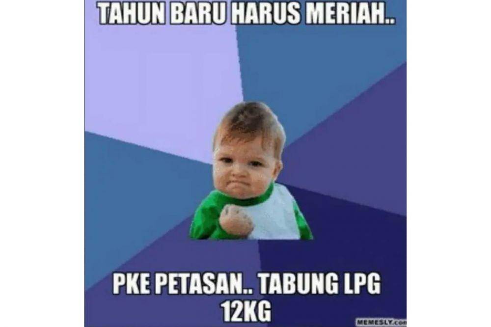meme tentang petasan di tahun baru (facebook.com/Yasimus Gian)