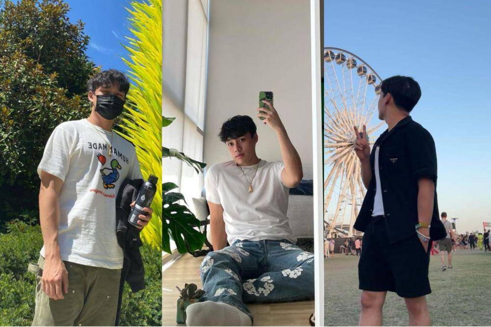 gaya outfit kasual ala Newton Nguyen (instagram.com/milktpapi)