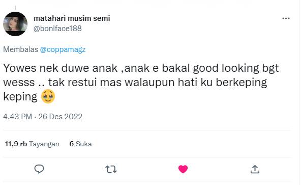 cuitan soal kabar dating Song Joong Ki (twitter.com/boniface188/)