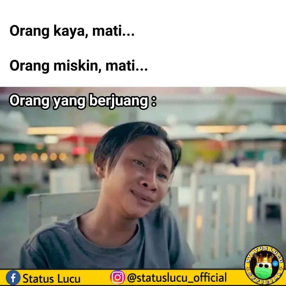 meme Fajar Sadboy (instagram.com/statuslucu_official)