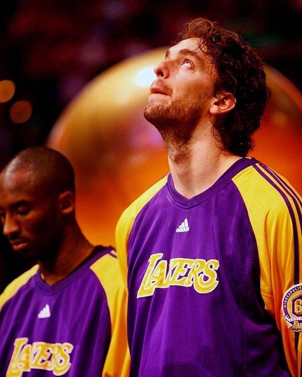 Pau Gasol saat bermain untuk tim Los Angeles Lakers  (instagram.com/paugasol)
