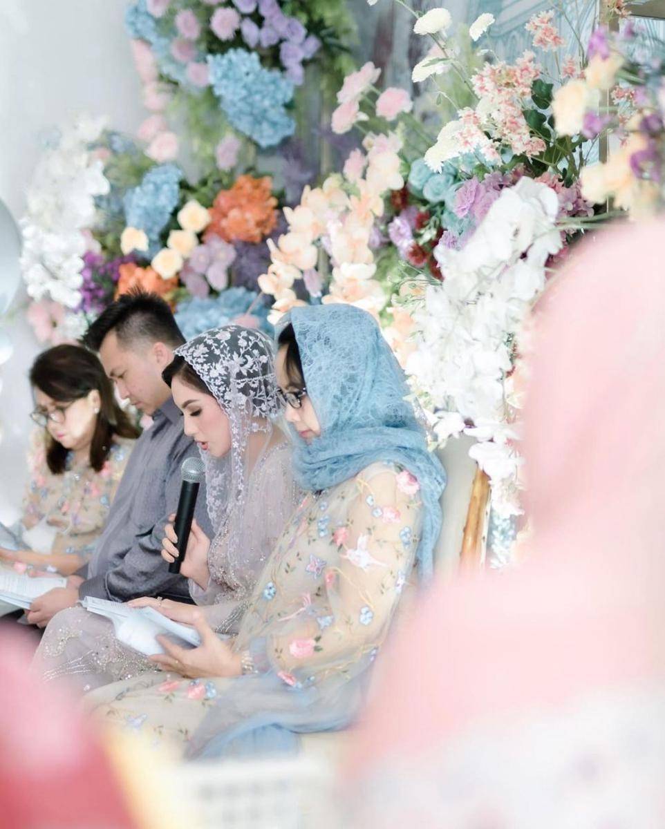 momen tasyakuran 4 bulanan Syahra Larez (instagram.com/syahralarez_new/)