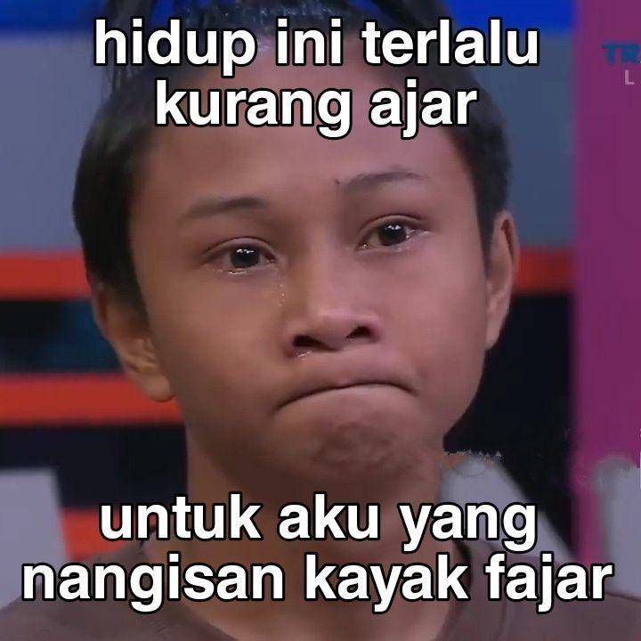 meme Fajar Sadboy (twitter.com/ohmyv3nus)