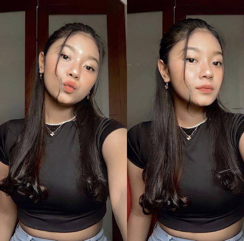 potret Gabrielle selfie (instagram.com/gabriellehappyy)