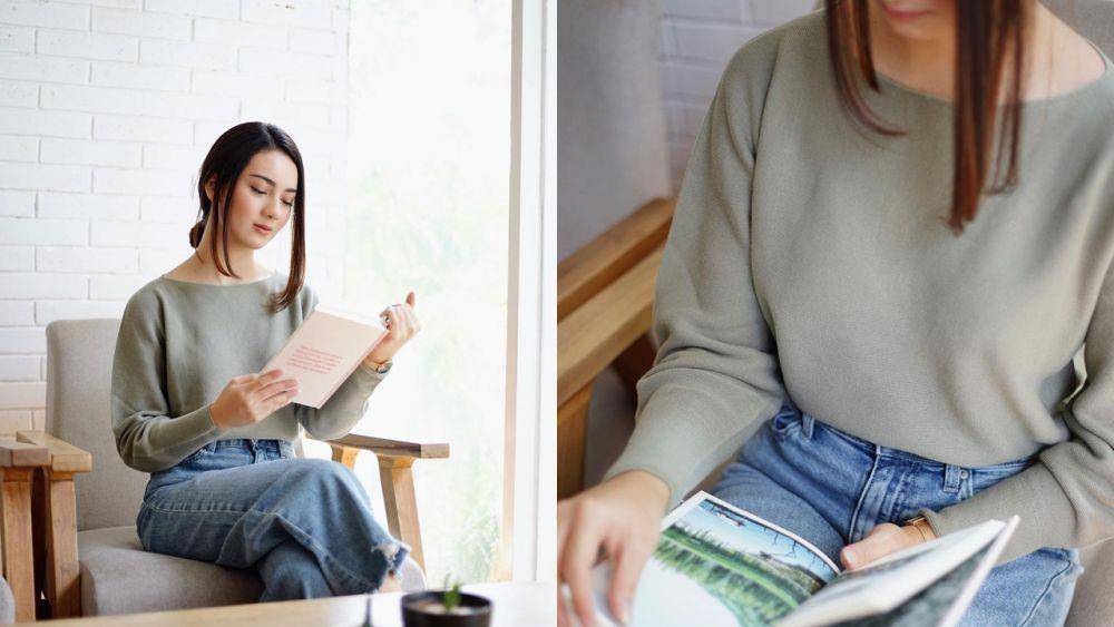 potret Ersya Aurelia saat endorse produk pakaian (instagram.com/ersyaurel)