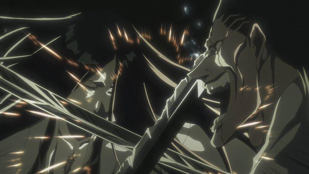 Unohana melawan Zaraki. (dok. Pierrot/Bleach: Thousand Year Blood War)