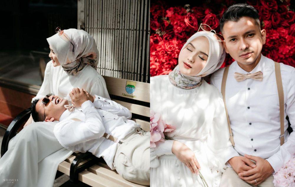 9 Potret Prewedding Reza Surya dan Alifhia Fitri, Romantis!
