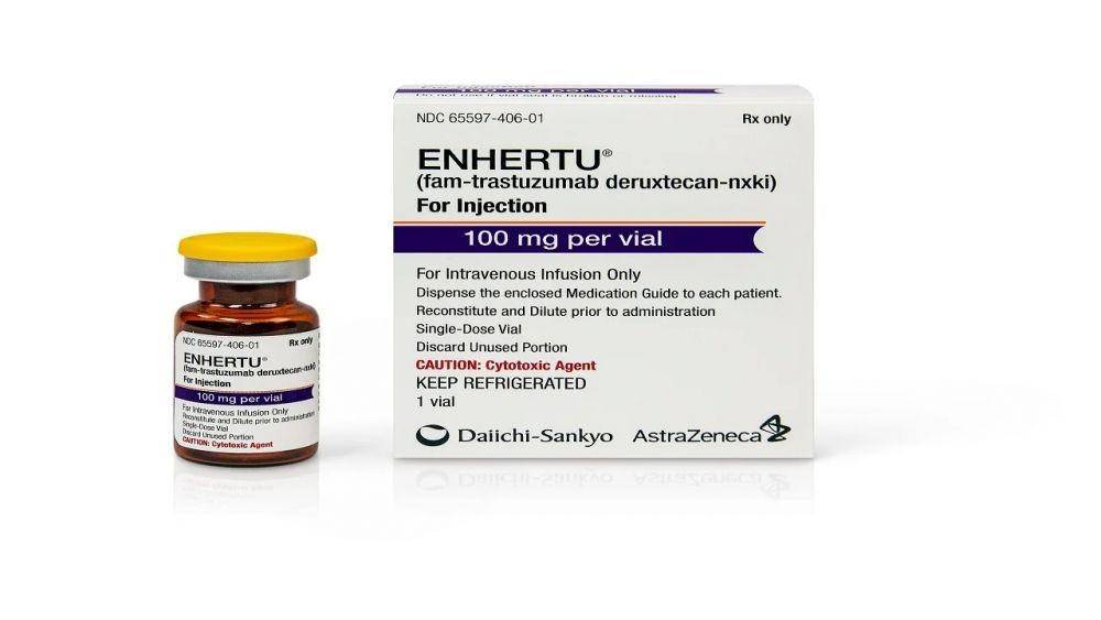 Enhertu, obat kanker payudara HER2-low buatan AstraZeneca dan Daiichi Sankyo. (clinicaltrialsarena.com)