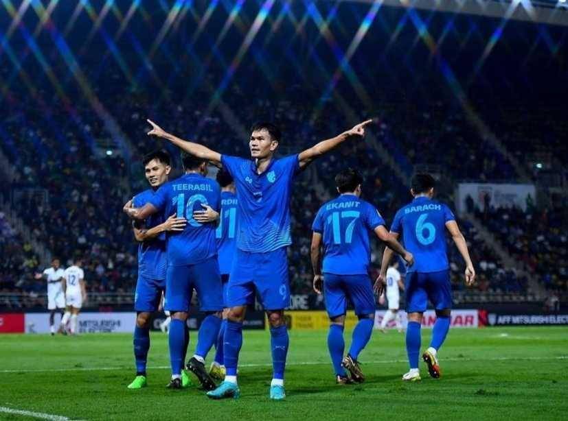 selebrasi timnas Thailand (instagram.com/@changsuek)