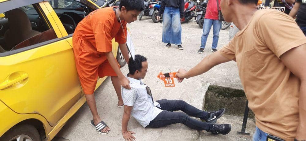 Polisi Gelar Rekonstruksi Mahasiswa Palembang yang Tewas Dibakar