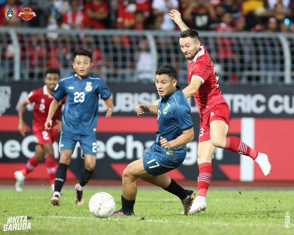 Pertandingan Indonesia vs Brunei di Piala AFF 2022. (Instagram.com/pssi)