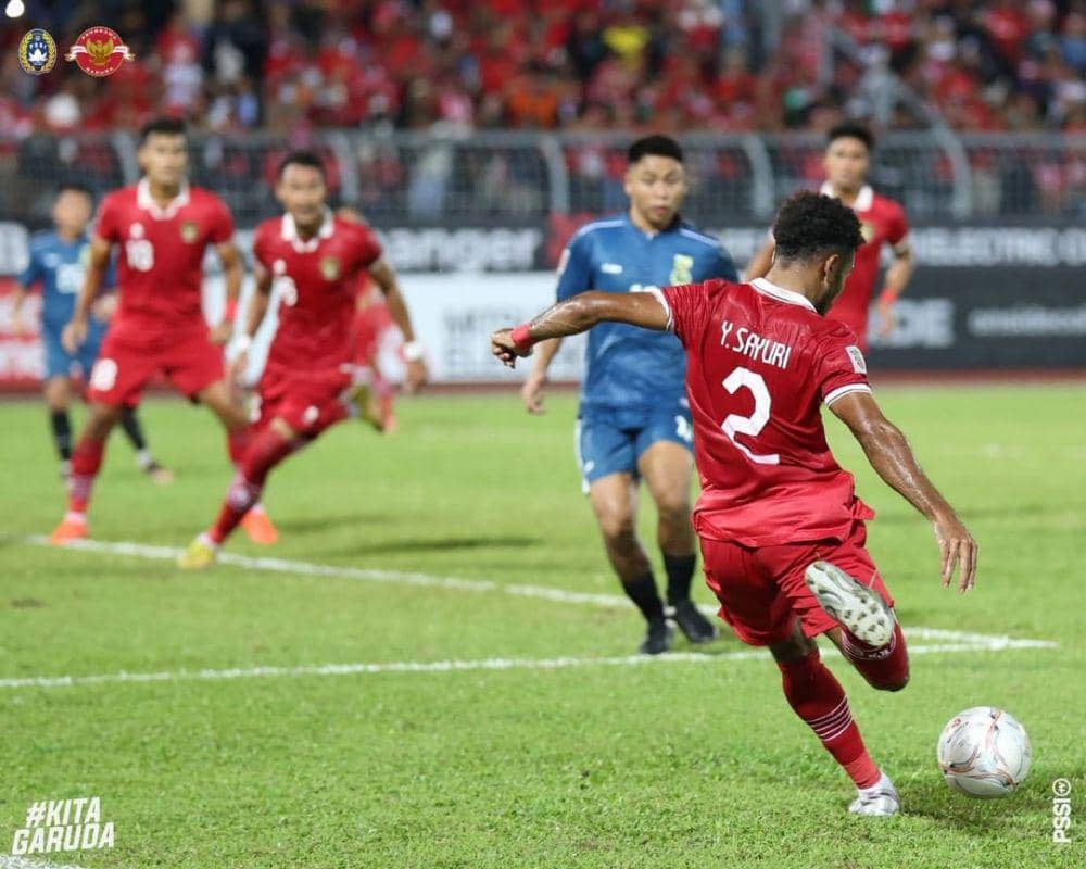Pertandingan Indonesia vs Brunei di Piala AFF 2022. (Instagram.com/pssi)