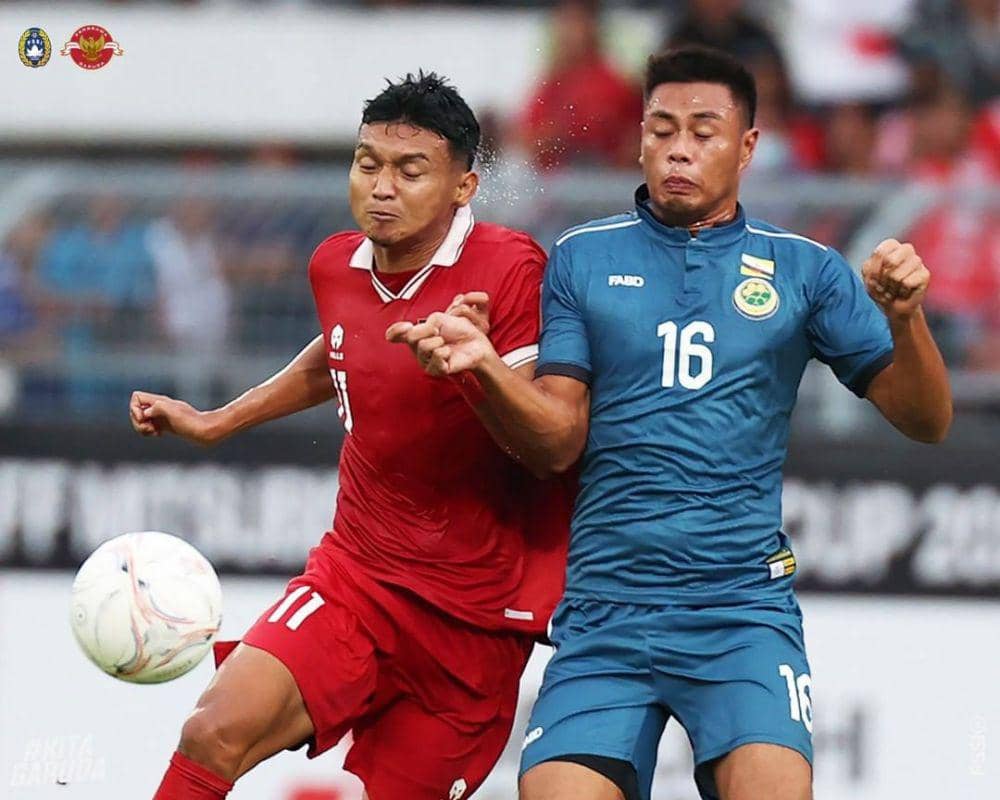 Pertandingan Indonesia vs Brunei di Piala AFF 2022. (Instagram.com/pssi)