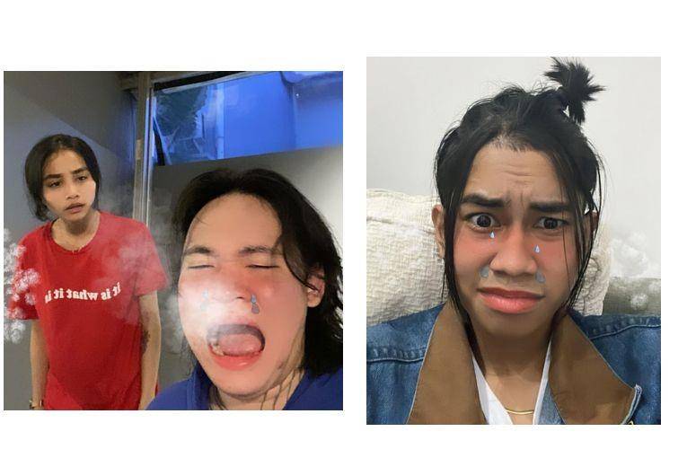 Influencer mendadak bibirnya jontor (Dok. Pop Mie)