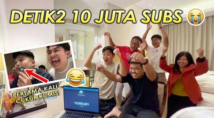 YouTube Nihongo Mantappu dapat 10 juta subscribers. (youtube.com/Nihongo Mantappu)