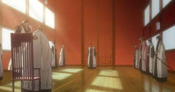 Isshin melapor ke pihak Gotei 13 ( Dok. Pierrot / Bleach )