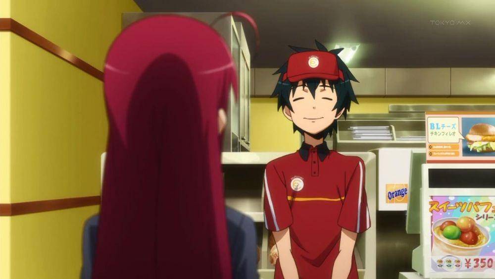 Salah satu adegan di anime Hataraku Maou-sama! (dok. White Fox/Hataraku Maou-sama! )