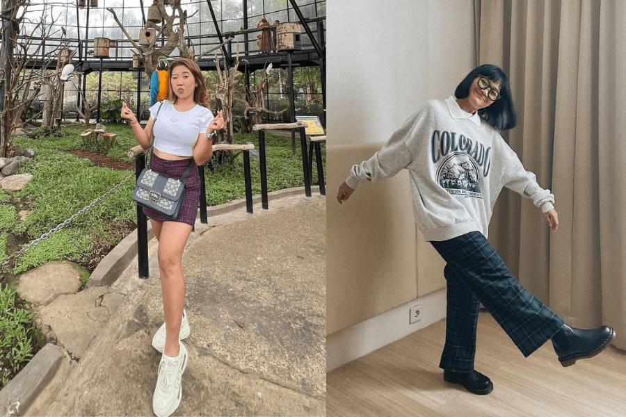 Adu gaya Kiky Saputri vs. Aci Resti (instagram.com/kikysaputrii | instagram.com/aciresti)