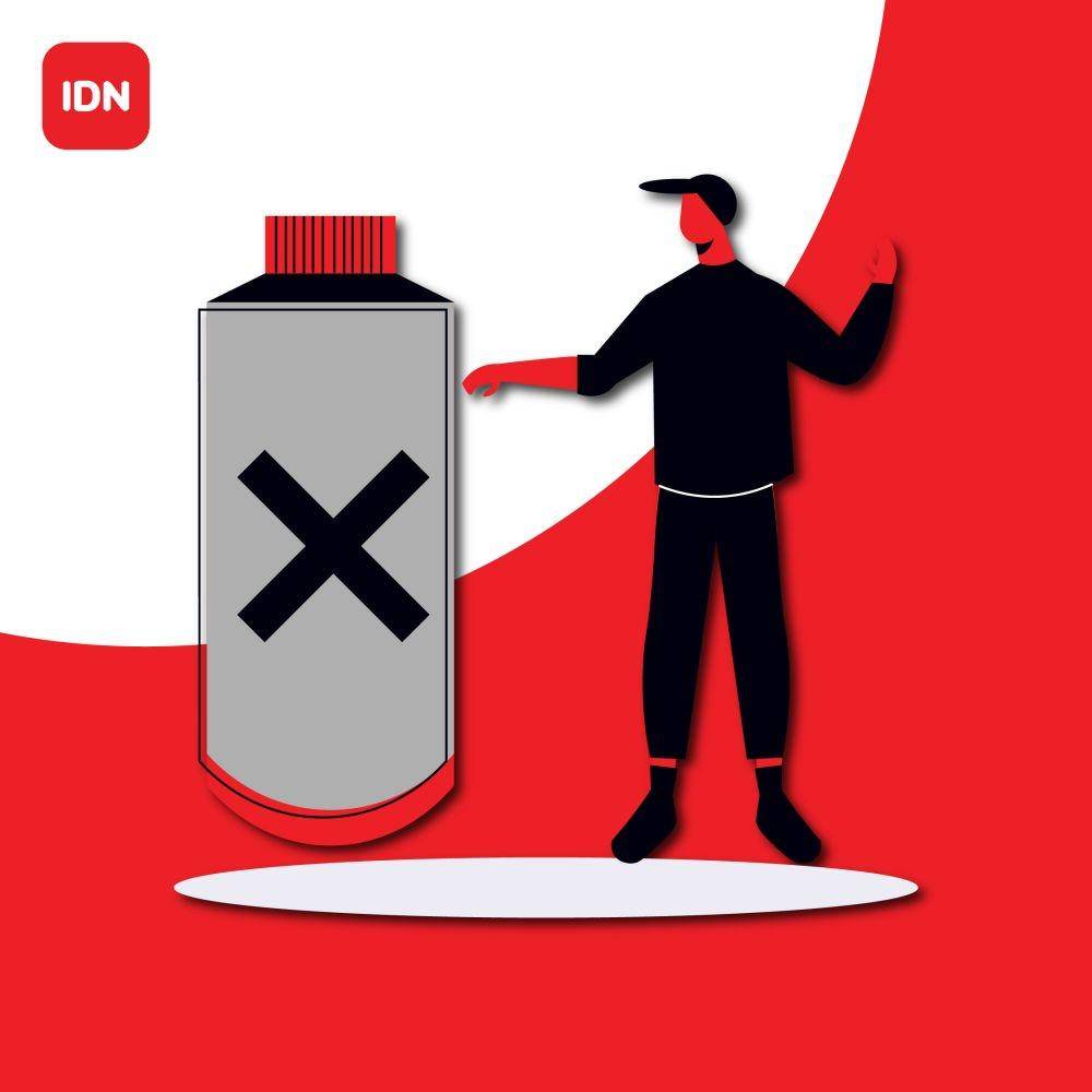 mempromosikan produk di IDN Live (dok. IDN Media)