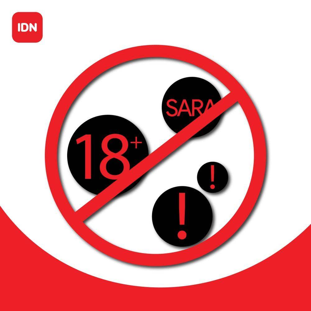 konten yang dilarang di IDN Live (dok. IDN Media)