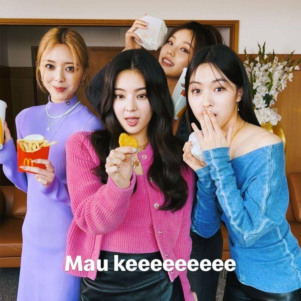 McDonalds X Itzy (instagram.com/mcdonaldsid)