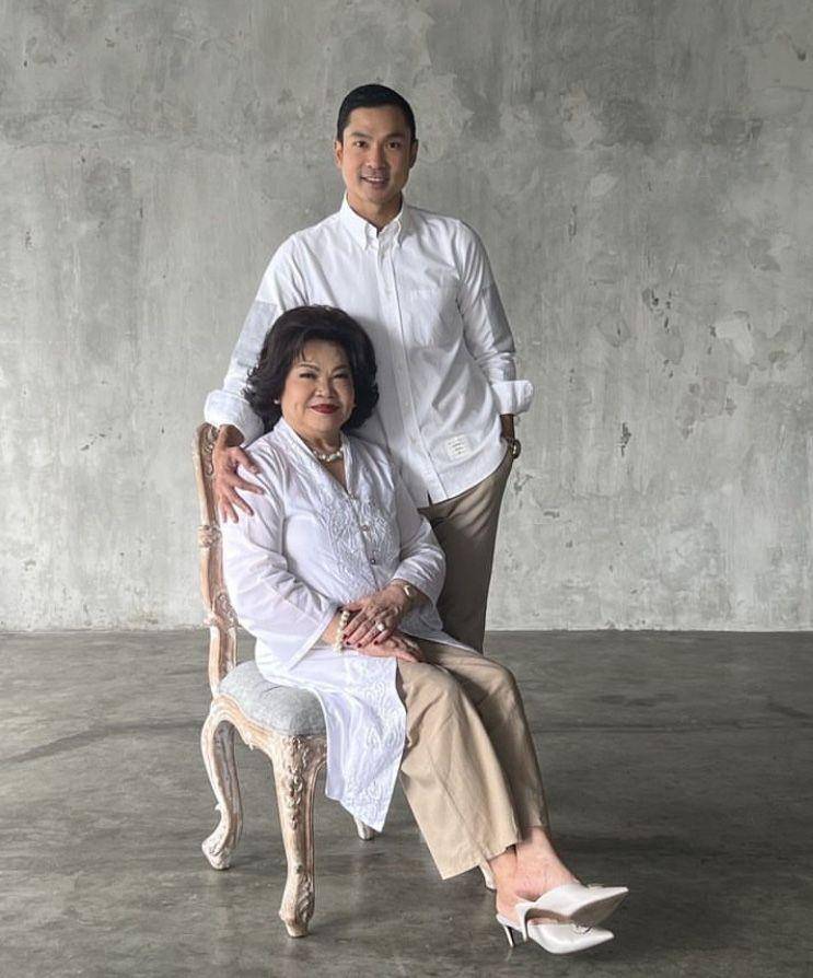 10 BTS Pemotretan Keluarga Sandra Dewi dan Mertua yang Jarang Disorot (instagram.com/sandradewi88)