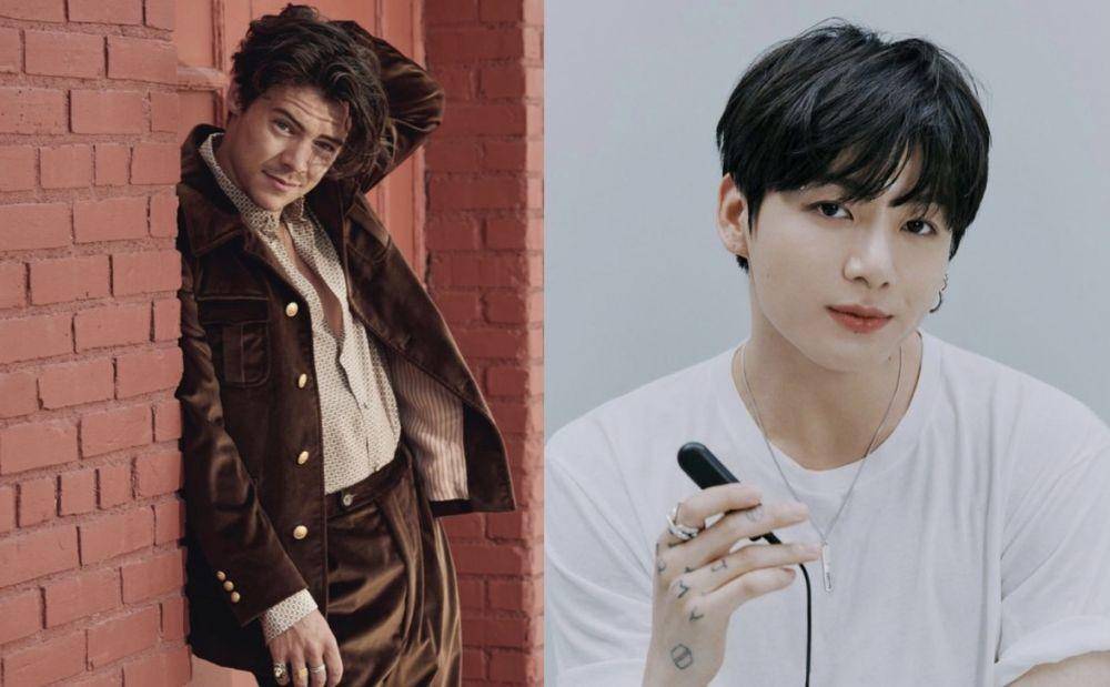 potret Harry Styles dan Jungkook bts (instagram.com/hshq | instagram.com/jungkookbighitmusic)