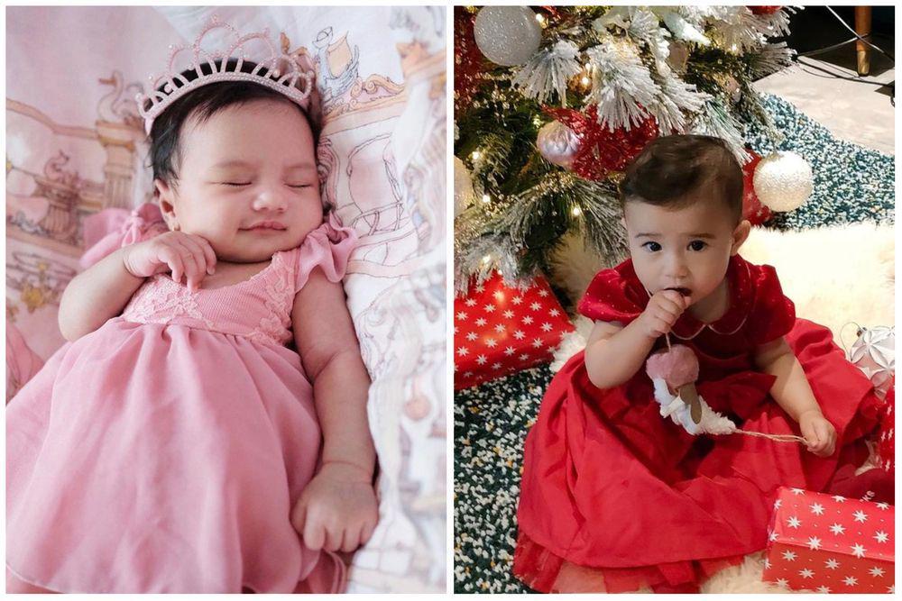 10 Potret Putri Kecil Seleb Pakai Dress  Meski Belum Setahun, Gemas!