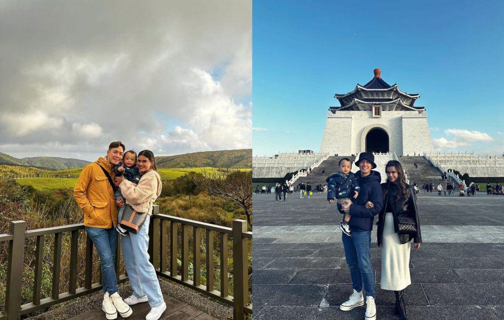 9 Potret Keluarga Anthony Xie Liburan ke Taiwan, Pulang Kampung!