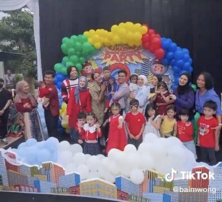 Momen Ulang Tahun Ketiga Kiano Tiger Wong (tiktok.com/baimwong)