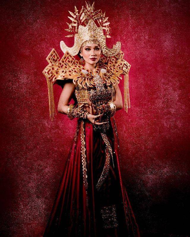 Potret Kostum Nasional Indonesia di Berbagai Ajang Kecantikan Dunia Sepanjang 2022 (Instagram.com/ditazzahra__)