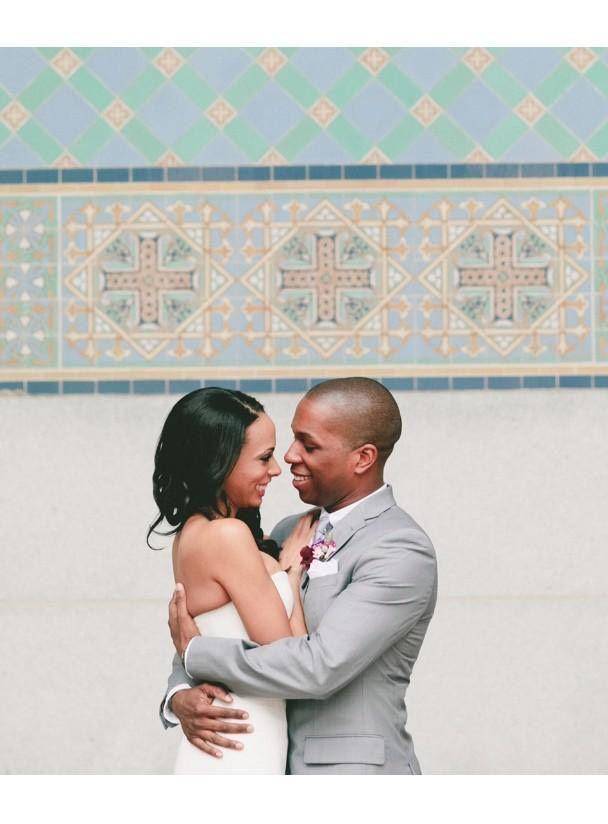 Leslie Odom Jr dan istri (twitter.com/nicolettekloe)