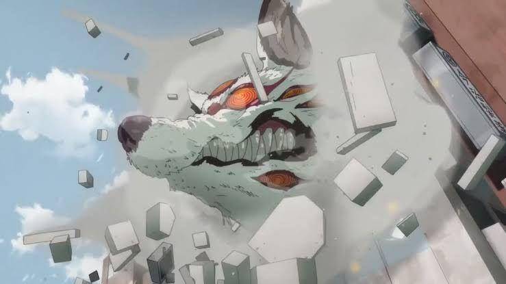 Aki memanggil Iblis Rubah bernama Kon yang melakukan kontrak dengannya. (dok. MAPPA/Chainsaw Man)