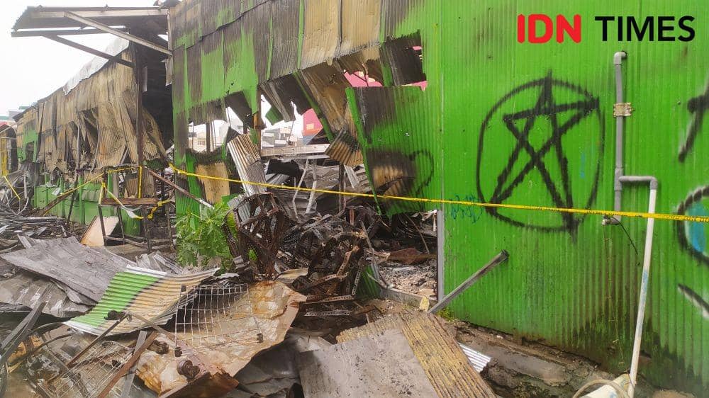 Polisi Periksa Dua Saksi Kebakaran Pasar Sentral Makassar