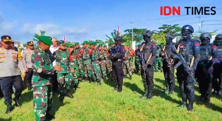 Ratusan Personel Diterjunkan untuk Amankan Kunjungan Jokowi ke Bima