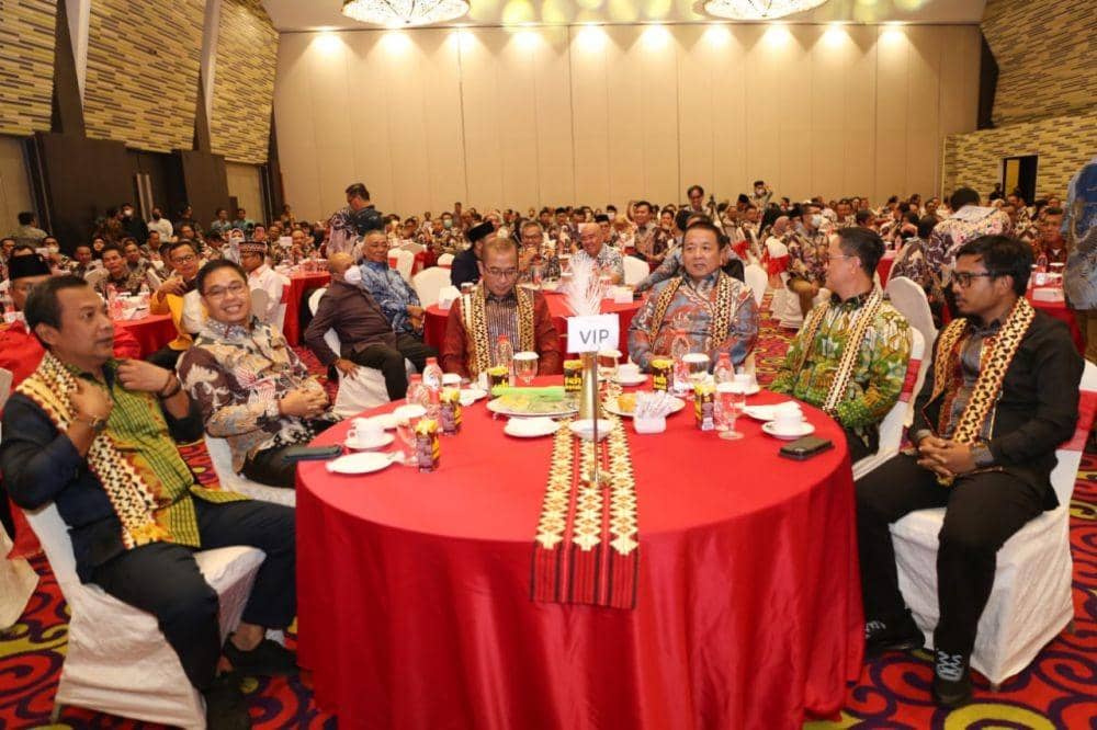 Pemprov) Lampung mendorong ketercapaian target nasional partisipasi pemilih pada Pemilihan Umum (Pemilu) 2024 mendatang. (Dok. Pemprov Lampung).