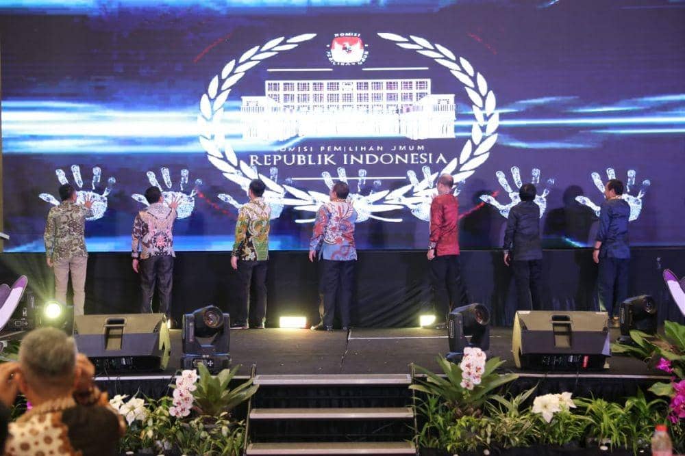 Pemprov) Lampung mendorong ketercapaian target nasional partisipasi pemilih pada Pemilihan Umum (Pemilu) 2024 mendatang. (Dok. Pemprov Lampung).