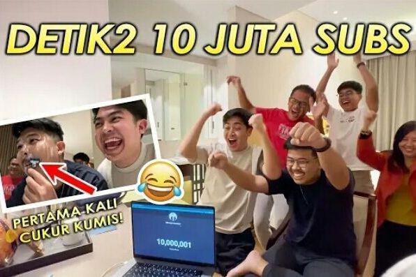 9 Potret Detik-Detik Nihongo Mantappu Dapat 10 Juta Subscribers