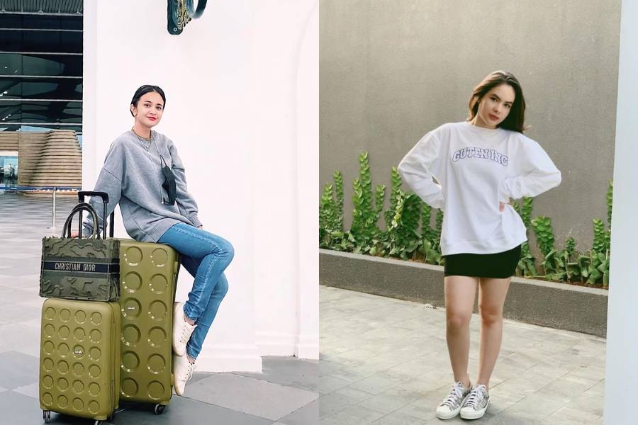 Adu gaya Michelle Ziudith vs. Steffi Zamora (instagram.com/michelleziu | instagram.com/steffizamoraaa)