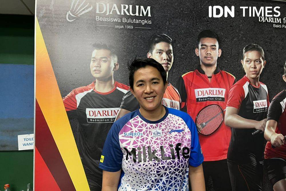 Pelatih ganda campuran PB Djarum, Vita Marissa ditemui di GOR Djarum Jakarta (IDN Times/Margith Juita Damanik)